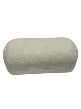 Oakley Cream Embossed Hard Shell Jumbo Eyeglasses Case